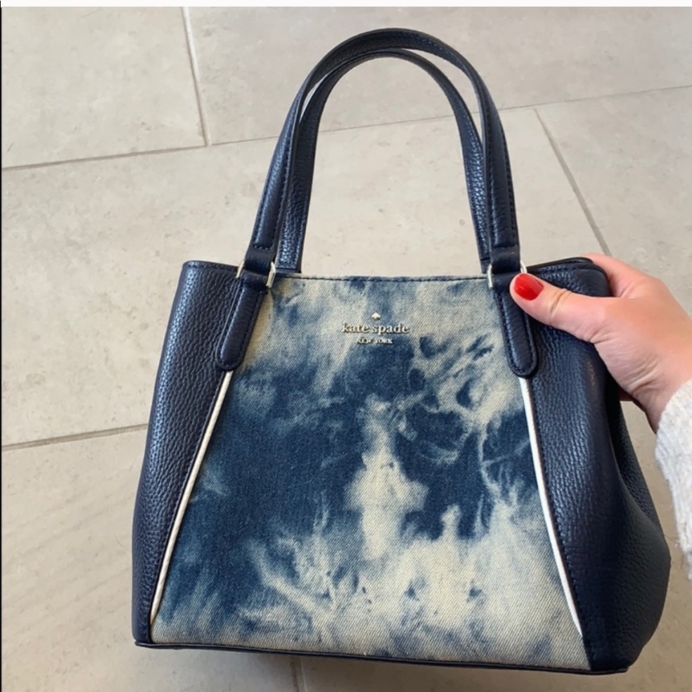*SOLD*Kate Spade ♠️ Jackson Tye Dye Denim Satchel